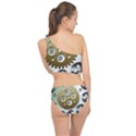 Gear Background Sprocket Spliced Up Two Piece Swimsuit View2