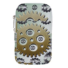 Gear Background Sprocket Waist Pouch (large) by HermanTelo