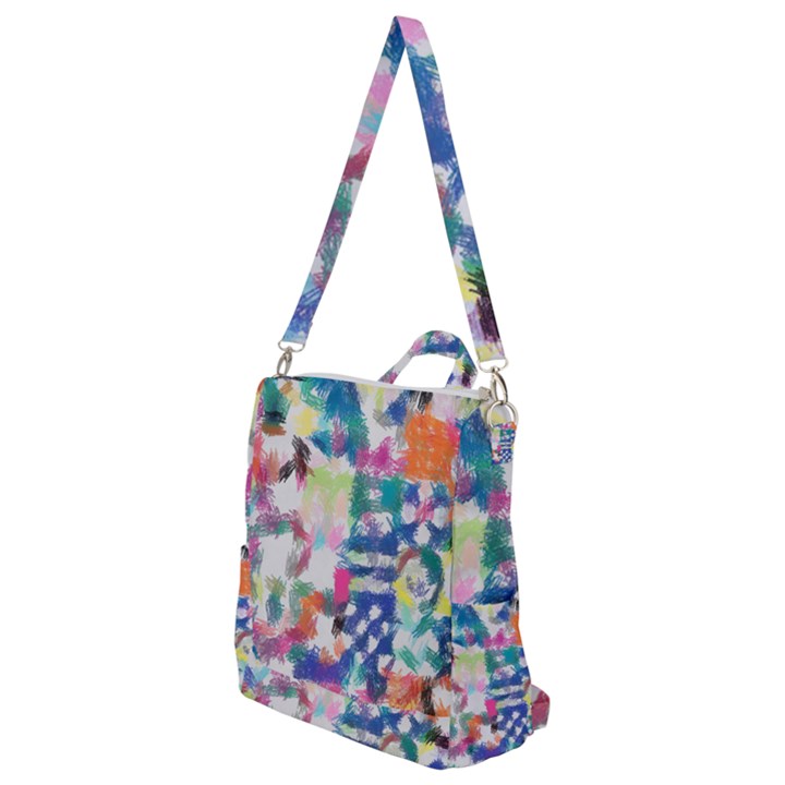 Colorful crayons                           Crossbody Backpack