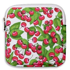 Cherry Leaf Fruit Summer Mini Square Pouch