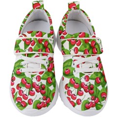 Cherry Leaf Fruit Summer Kids  Velcro Strap Shoes