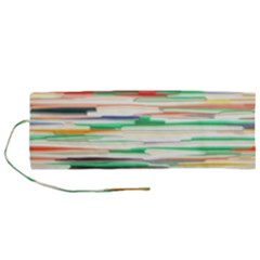 3d Stripes Texture                            Roll Up Canvas Pencil Holder (m)