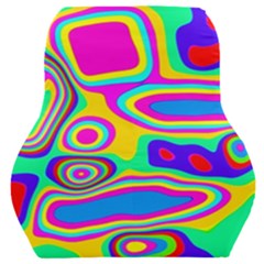 Colorful Shapes                               Car Seat Back Cushion by LalyLauraFLM