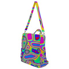 Colorful Shapes                            Crossbody Backpack by LalyLauraFLM