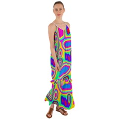 Colorful Shapes                                  Cami Maxi Ruffle Chiffon Dress