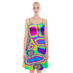 Colorful Shapes                                Spaghetti Strap Velvet Dress by LalyLauraFLM