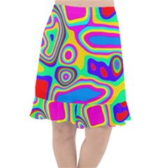 Colorful Shapes                                  Fishtail Chiffon Skirt