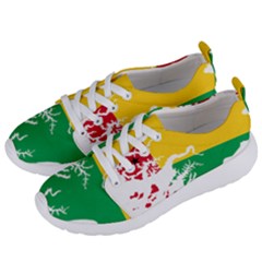 Guinea Bissau Flag Map Geography Women s Lightweight Sports Shoes by Sapixe