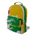 Guinea Bissau Flag Map Geography Flap Pocket Backpack (Large) View1