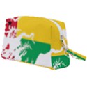 Guinea Bissau Flag Map Geography Wristlet Pouch Bag (Large) View2