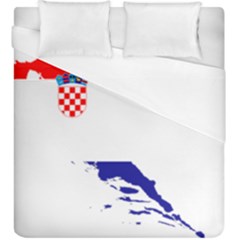 Croatia Country Europe Flag Duvet Cover (king Size)