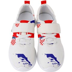 Croatia Country Europe Flag Men s Velcro Strap Shoes by Sapixe