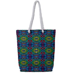 B 5 Full Print Rope Handle Tote (small) by ArtworkByPatrick