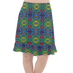 B 5 Fishtail Chiffon Skirt