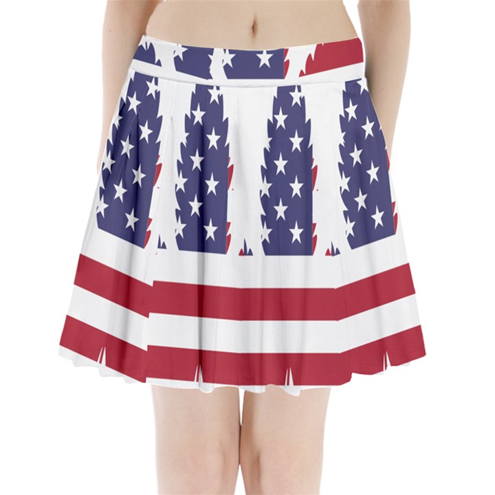 Marijuana Drugs Cannabis Drug Hemp Pleated Mini Skirt