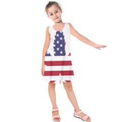 Marijuana Drugs Cannabis Drug Hemp Kids  Sleeveless Dress by Sapixe