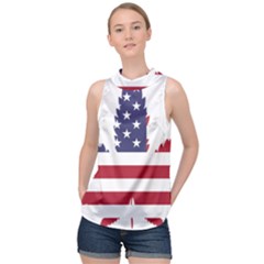 Marijuana Drugs Cannabis Drug Hemp High Neck Satin Top by Sapixe