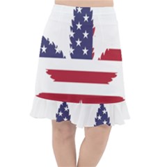 Marijuana Drugs Cannabis Drug Hemp Fishtail Chiffon Skirt by Sapixe