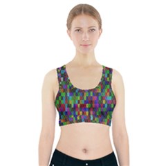 B 7 Sports Bra With Pocket by ArtworkByPatrick