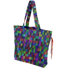 B 7 Drawstring Tote Bag by ArtworkByPatrick