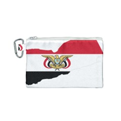 Borders Country Flag Geography Map Canvas Cosmetic Bag (small) by Sapixe