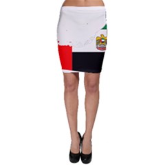 Borders Country Flag Geography Map Bodycon Skirt by Sapixe