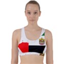 Borders Country Flag Geography Map Back Weave Sports Bra View1