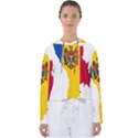 Moldova Country Europe Flag Women s Slouchy Sweat View1