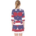 Yang Yin America Flag Abstract Pocket Dress View2