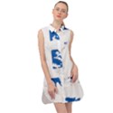 Greece Country Europe Flag Borders Sleeveless Shirt Dress View1