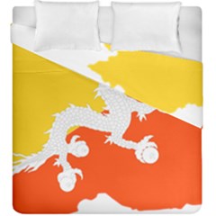 Borders Country Flag Geography Map Duvet Cover Double Side (king Size) by Sapixe