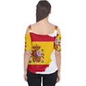 Spain Country Europe Flag Borders Cutout Shoulder Tee View2