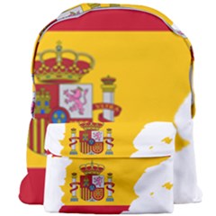 Spain Country Europe Flag Borders Giant Full Print Backpack by Sapixe