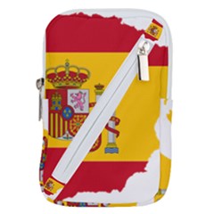 Spain Country Europe Flag Borders Belt Pouch Bag (small) by Sapixe