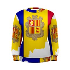 Andorra Country Europe Flag Women s Sweatshirt by Sapixe