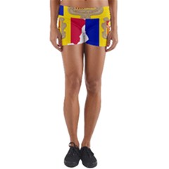 Andorra Country Europe Flag Yoga Shorts by Sapixe