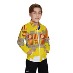 Andorra Country Europe Flag Kids  Windbreaker by Sapixe