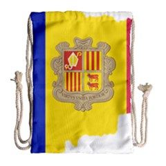 Andorra Country Europe Flag Drawstring Bag (large) by Sapixe