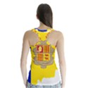 Andorra Country Europe Flag Racer Back Sports Top View2