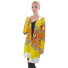 Andorra Country Europe Flag Hooded Pocket Cardigan by Sapixe