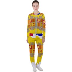 Andorra Country Europe Flag Casual Jacket And Pants Set by Sapixe