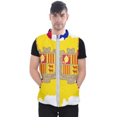 Andorra Country Europe Flag Men s Puffer Vest by Sapixe