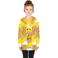 Andorra Country Europe Flag Kids  Double Breasted Button Coat by Sapixe