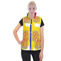 Andorra Country Europe Flag Women s Button Up Vest by Sapixe