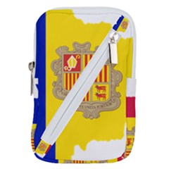 Andorra Country Europe Flag Belt Pouch Bag (small) by Sapixe