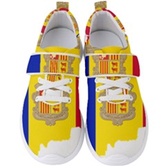 Andorra Country Europe Flag Men s Velcro Strap Shoes by Sapixe