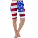 America Usa United States Flag Cropped Leggings  View1