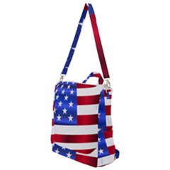 America Usa United States Flag Crossbody Backpack by Sapixe