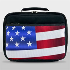 America Usa United States Flag Lunch Bag by Sapixe