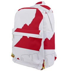 Monaco Country Europe Flag Borders Classic Backpack by Sapixe